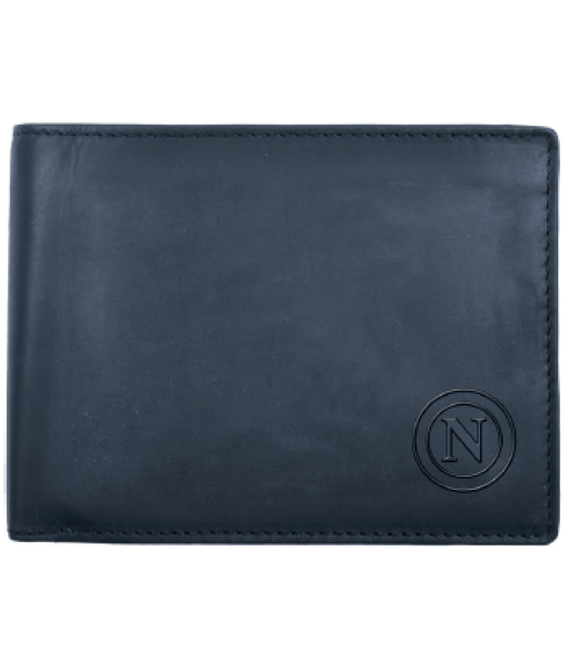 Portafoglio Napoli Ufficiale Vera Pelle Originale Enzo Castellano - Blu NA650