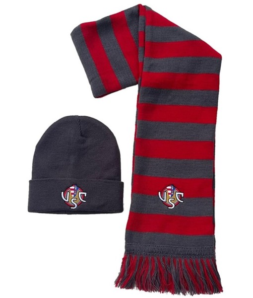 Set Sciarpa e Berretto Cremonese Ufficiale Invernale Grigiorosso