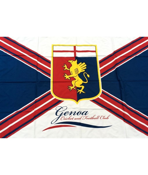 BANDIERA GENOA UFFICIALE GRANDE cm. 100 x 140 GRIFONE