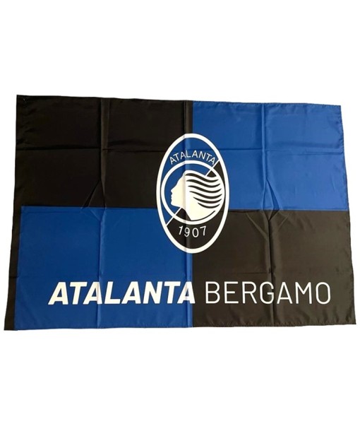 BANDIERA ATALANTA BERGAMO UFFICIALE GRANDE cm 97x140 QUADRI