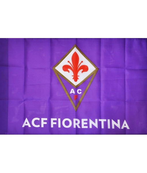 BANDIERA FIORENTINA UFFICIALE GRANDE cm. 100 x 145 VIOLA