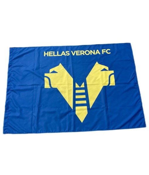 BANDIERA VERONA UFFICIALE GRANDE cm. 97 x 142 HELLAS GIALLOBLU