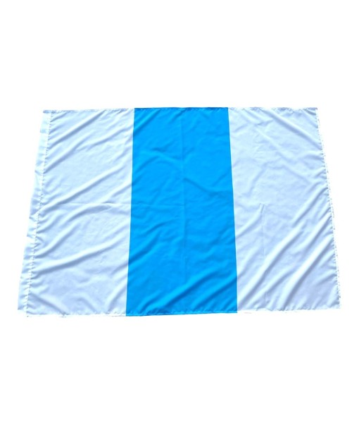 BANDIERA BIANCO e AZZURRA per tifosi LAZIO NAPOLI cm. 100 x 140 BGBA