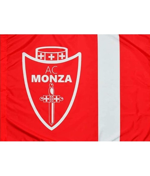 BANDIERA MONZA UFFICIALE GRANDE cm. 95 x 143 BIANCOROSSA