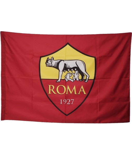 BANDIERA ROMA UFFICIALE GRANDE cm. 95 x 145 ROSSA