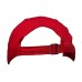 CAPPELLO BOLOGNA UFFICIALE in COTONE ROSSO RICAMATO