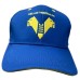 CAPPELLO VERONA UFFICIALE HELLAS in COTONE BLU ROYAL RICAMATO