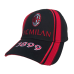 CAPPELLO MILAN UFFICIALE in COTONE 1899 NERO