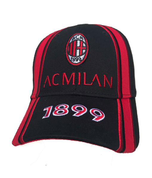 CAPPELLO MILAN UFFICIALE in COTONE 1899 NERO