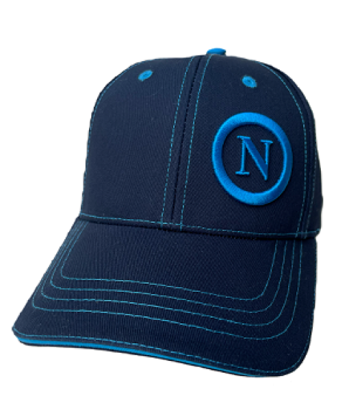 CAPPELLO NAPOLI UFFICIALE ORIGINALE ENZO CASTELLANO BLU NAVY