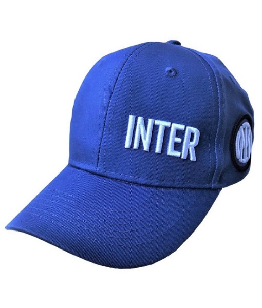 CAPPELLO INTER UFFICIALE LOGO NUOVO RICAMATO BLU ROYAL