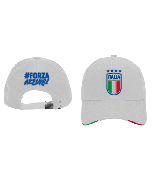 CAPPELLO ITALIA F.I.G.C. UFFICIALE ORIGINALE ENZO CASTELLANO BIANCO