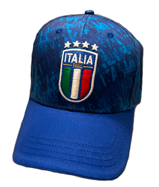 CAPPELLO ITALIA F.I.G.C. UFFICIALE ORIGINALE ENZO CASTELLANO BLU FANTASIA