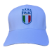 CAPPELLO ITALIA F.I.G.C. UFFICIALE in COTONE BIANCO RICAMATO