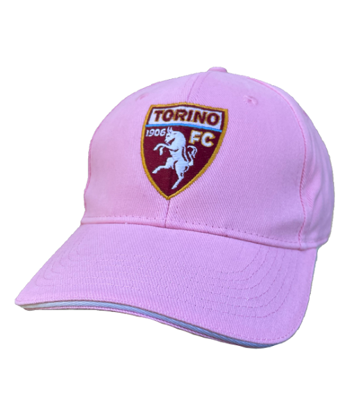 CAPPELLO TORINO UFFICIALE in COTONE DONNA RAGAZZA ROSA