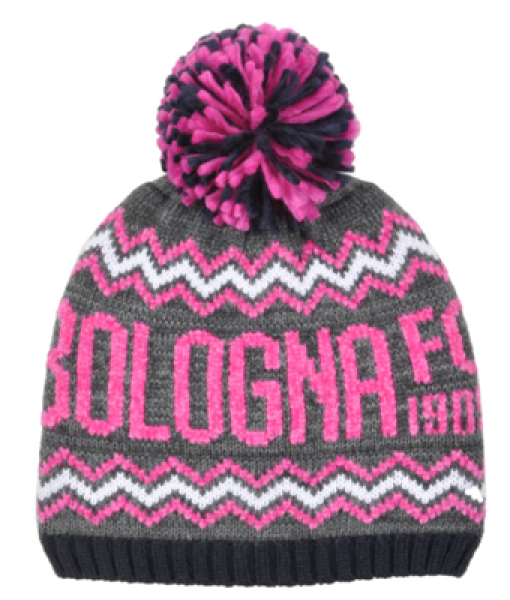 BERRETTO BOLOGNA UFFICIALE PON PON DONNA | CAPPELLO INVERNALE BOLOGNA ORIGINALE CASTELLANO