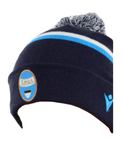 BERRETTO SPAL UFFICIALE PON PON in ACRILICO |CAPPELLO INVERNALE SPAL ORIGINALE MACRON