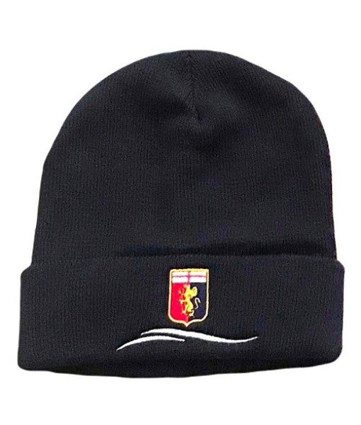 BERRETTO GENOA UFFICIALE in ACRILICO BLU SCURO| CAPPELLO INVERNALE GENOA RICAMATO GE-CUFBS-01