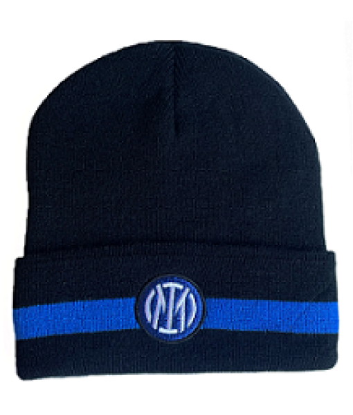 BERRETTO INTER UFFICIALE | CAPPELLO INVERNALE INTER NERAZZURRO in ACRILICO 035