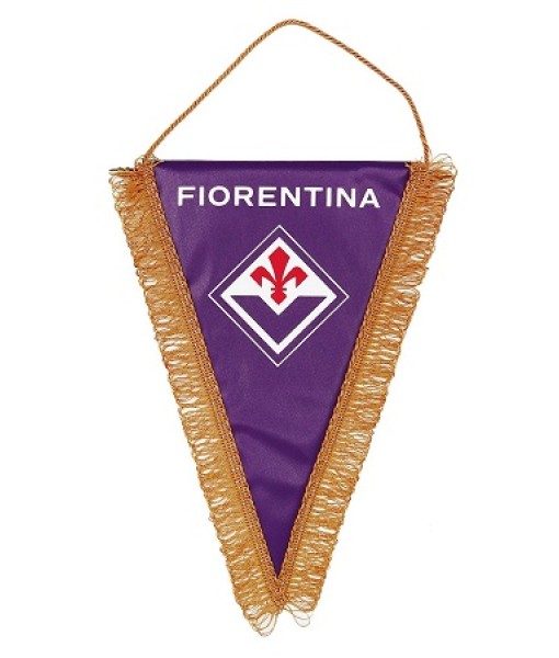 GAGLIARDETTO FIORENTINA UFFICIALE STEMMA NUOVO piccolo cm. 14 x 17 VIOLA