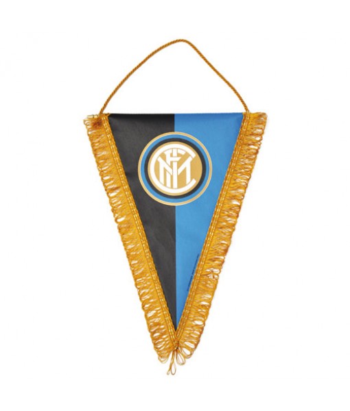 GAGLIARDETTO INTER UFFICIALE grande cm. 25 x 36 TRIANGOLARE NERAZZURRO