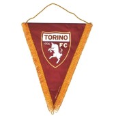 GAGLIARDETTO TORINO UFFICIALE GRANDE cm. 32 x 38 TRIANGOLARE GRANATA