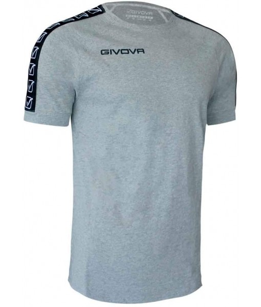 T-SHIRT GIVOVA ORIGINALE UNISEX ADULTO BAMBINO in COTONE Linea BAND BA01 GRIGIA