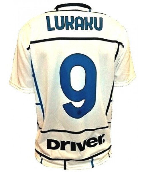 MAGLIA LUKAKU INTER UFFICIALE AWAY 2020-2021 BIANCA da TRASFERTA