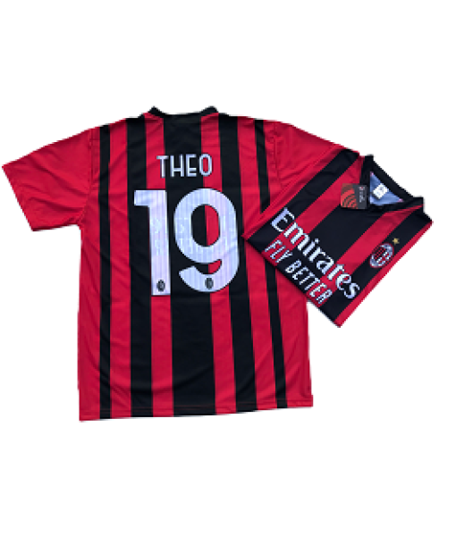 MAGLIA THEO HERNANDEZ MILAN UFFICIALE 2021-2022 HOME 19 taglie ADULTO e BAMBINO 