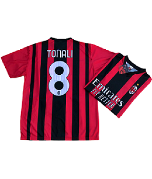 MAGLIA TONALI MILAN UFFICIALE 2021-2022 HOME 8 taglie ADULTO e BAMBINO 