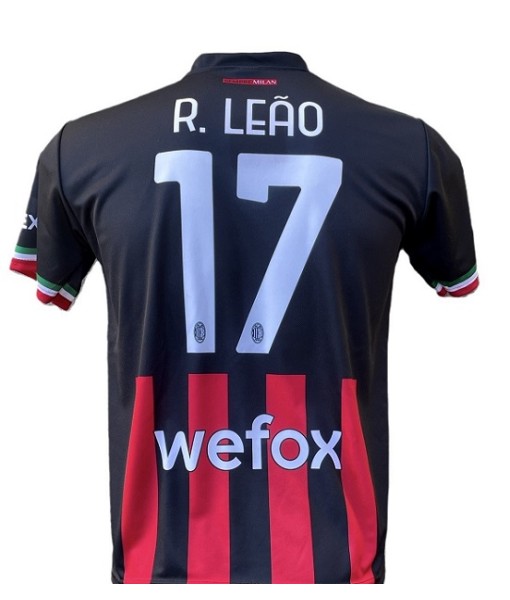MAGLIA LEAO MILAN UFFICIALE 2022-2023 HOME 17 ADULTO e BAMBINO 