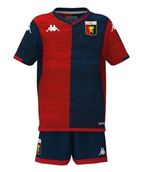 COMPLETO GENOA ORIGINALE KAPPA KOMBAT EXTRA HOME 2023-2024 BAMBINO