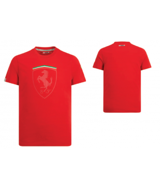 T-SHIRT FERRARI UFFICIALE ADULTO ROSSA ORIGINALE SCUDERIA del CAVALLINO