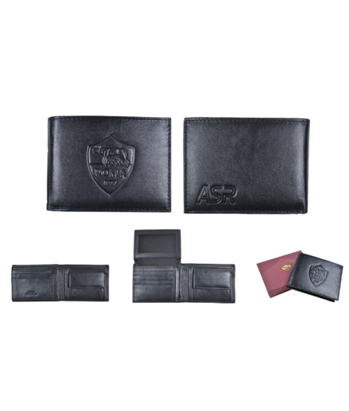 PORTAFOGLIO ROMA UFFICIALE VERA PELLE ORIGINALE CASTELLANO RM188