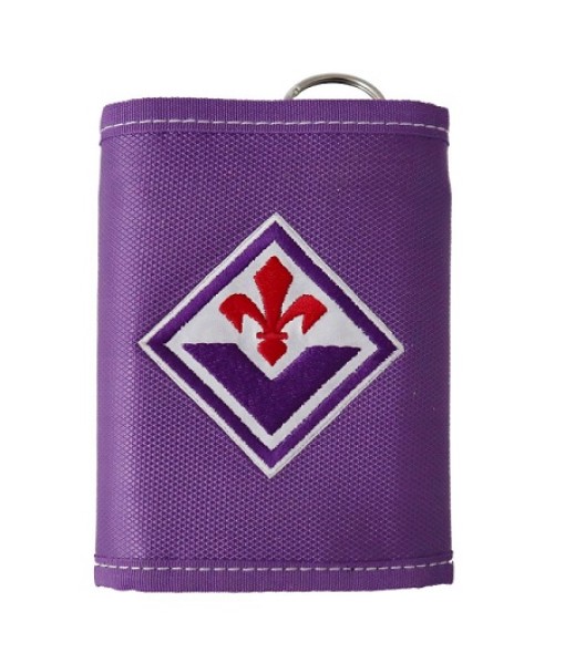 PORTAFOGLIO FIORENTINA UFFICIALE a STRAPPO con GANCIO PORTACHIAVI