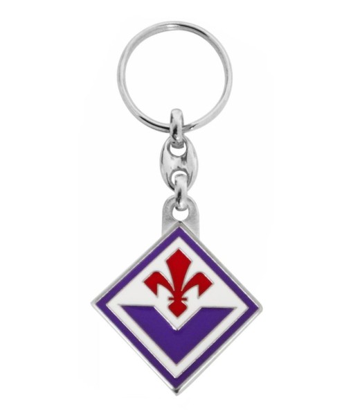 PORTACHIAVI FIORENTINA UFFICIALE LOGO NUOVO in METALLO SMALTATO