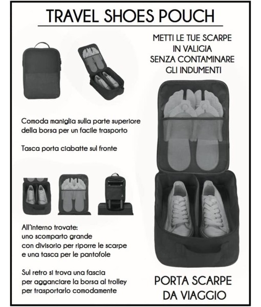 Porta scarpe Napoli Ufficiale per viaggio originale