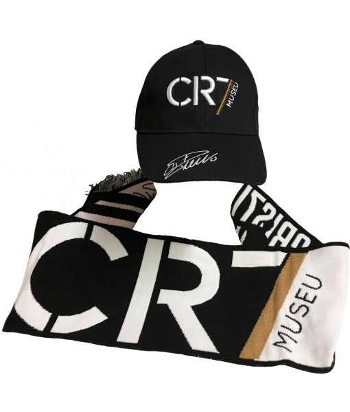 SET CRISTIANO RONALDO SCIARPA + CAPPELLO KIT ORIGINALE CR7 MUSEU SJ003NECAP007 