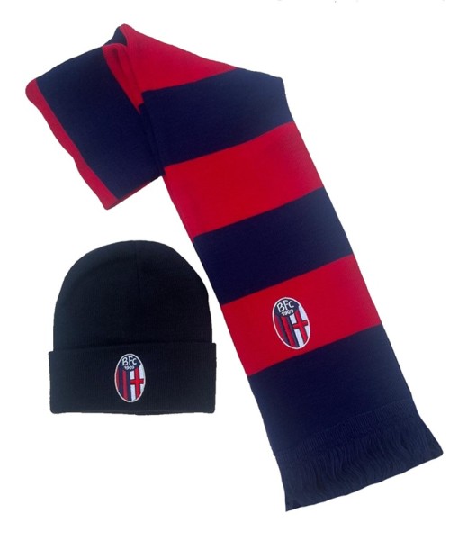 SET BOLOGNA SCIARPA + BERRETTO UFFICIALE KIT INVERNALE BO-TF