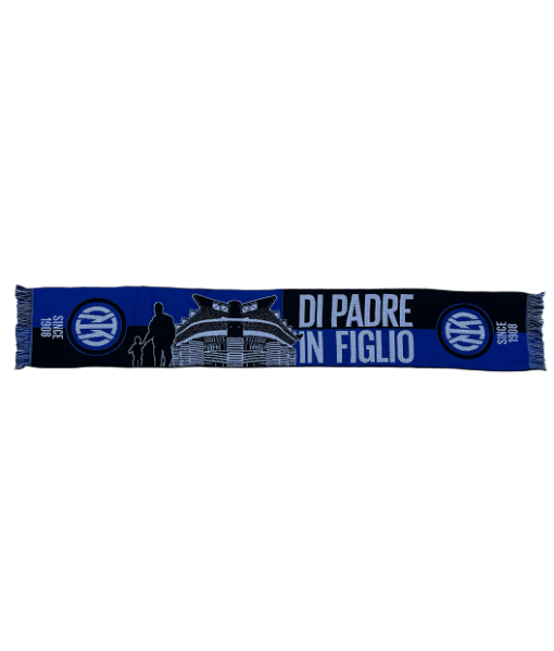 SCIARPA INTER UFFICIALE LOGO NUOVO 2021 DI PADRE IN FIGLIO JACQUARD SINCE 1908 