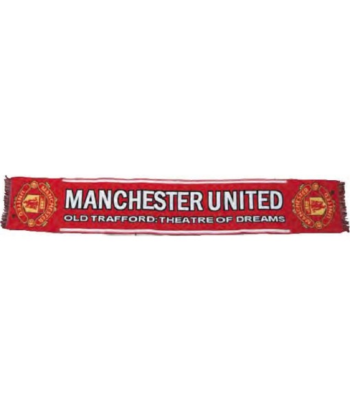 SCIARPA MANCHESTER UNITED UFFICIALE JACQUARD in ACRILICO OLD TRAFFORD