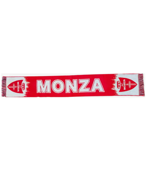 SCIARPA MONZA UFFICIALE JACQUARD in ACRILICO BIANCOROSSA