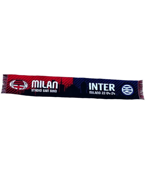 SCIARPA MILAN INTER UFFICIALE DERBY SCUDETTO 22-04-24