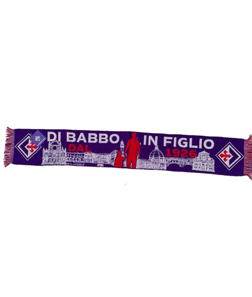 SCIARPA FIORENTINA UFFICIALE JACQUARD DI BABBO IN FIGLIO DAL 1926