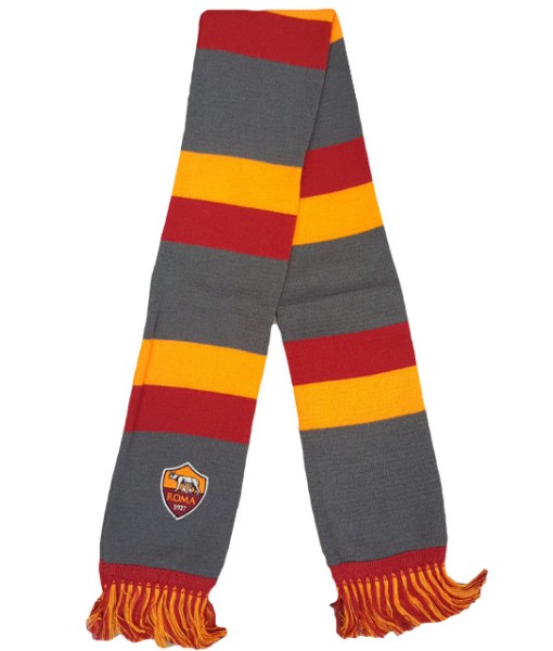 SCIARPA ROMA UFFICIALE modello TUBOLARE in ACRILICO GRIGIO-GIALLO-ROSSA