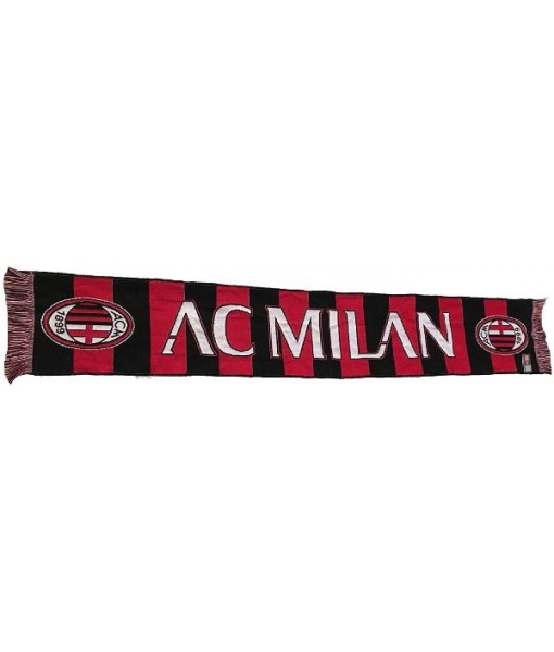 Sciarpa A.C. Milan ufficiale jacquard acrilico rossoneri