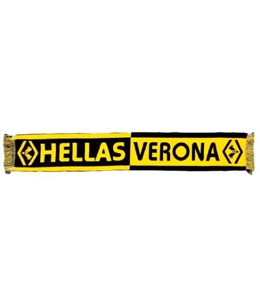 SCIARPA VERONA UFFICIALE HELLAS JACQUARD GIALLOBLU