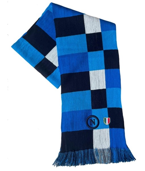 SCIARPA NAPOLI UFFICIALE SCUDETTO MAGLIA QUADRI ENZO CASTELLANO