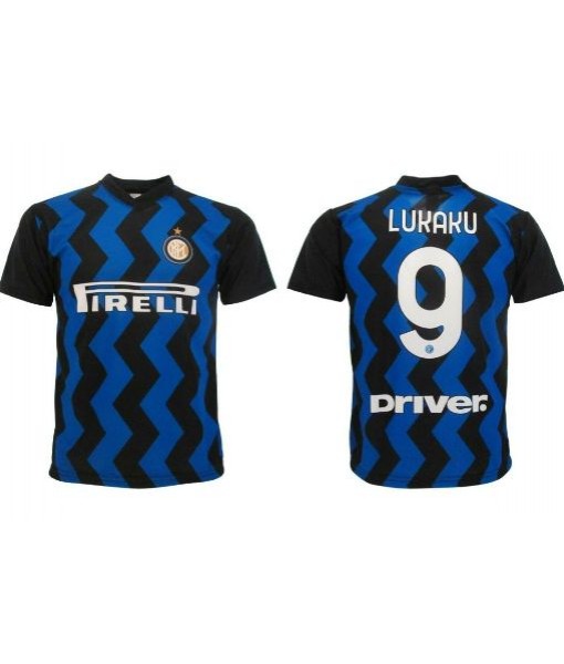 LUKAKU T-shirt Inter calcio personalizzata con nome bambino 
